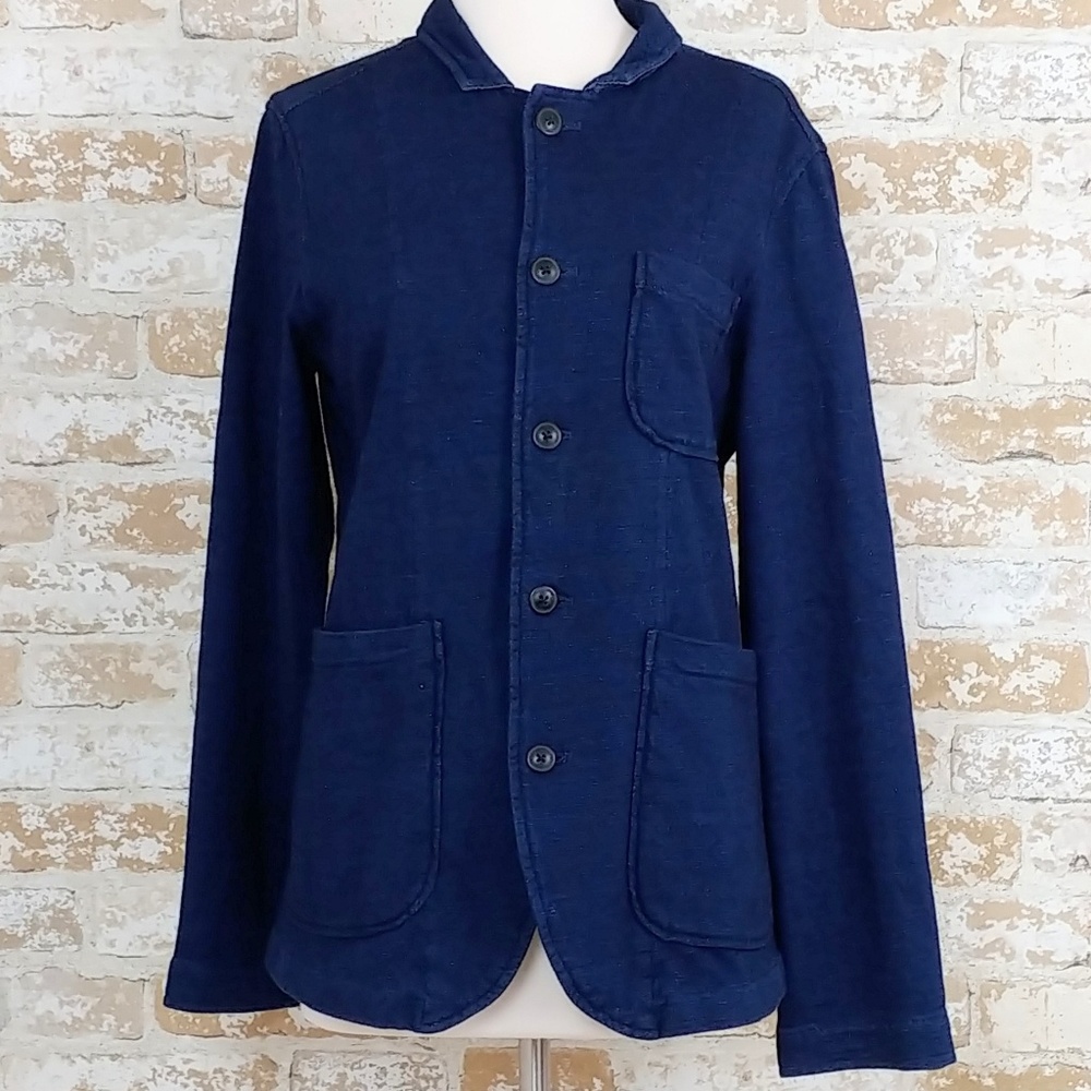 Grayers Indigo Button up Cotton Jacket